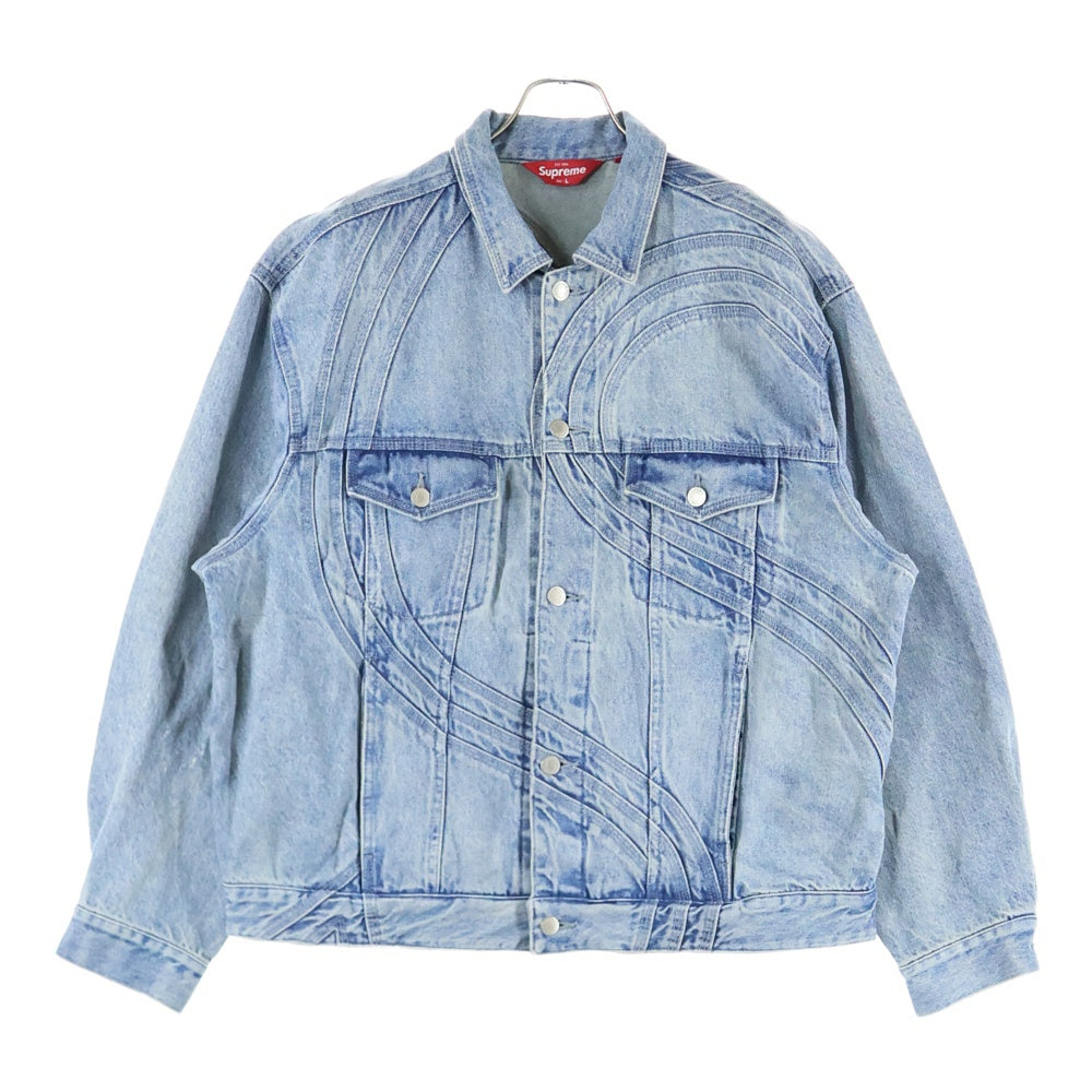 SUPREME(シュプリーム) 24SS S Logo Denim Trucker Jacket エス ロゴ トラッカー デニムジャケット インディゴ