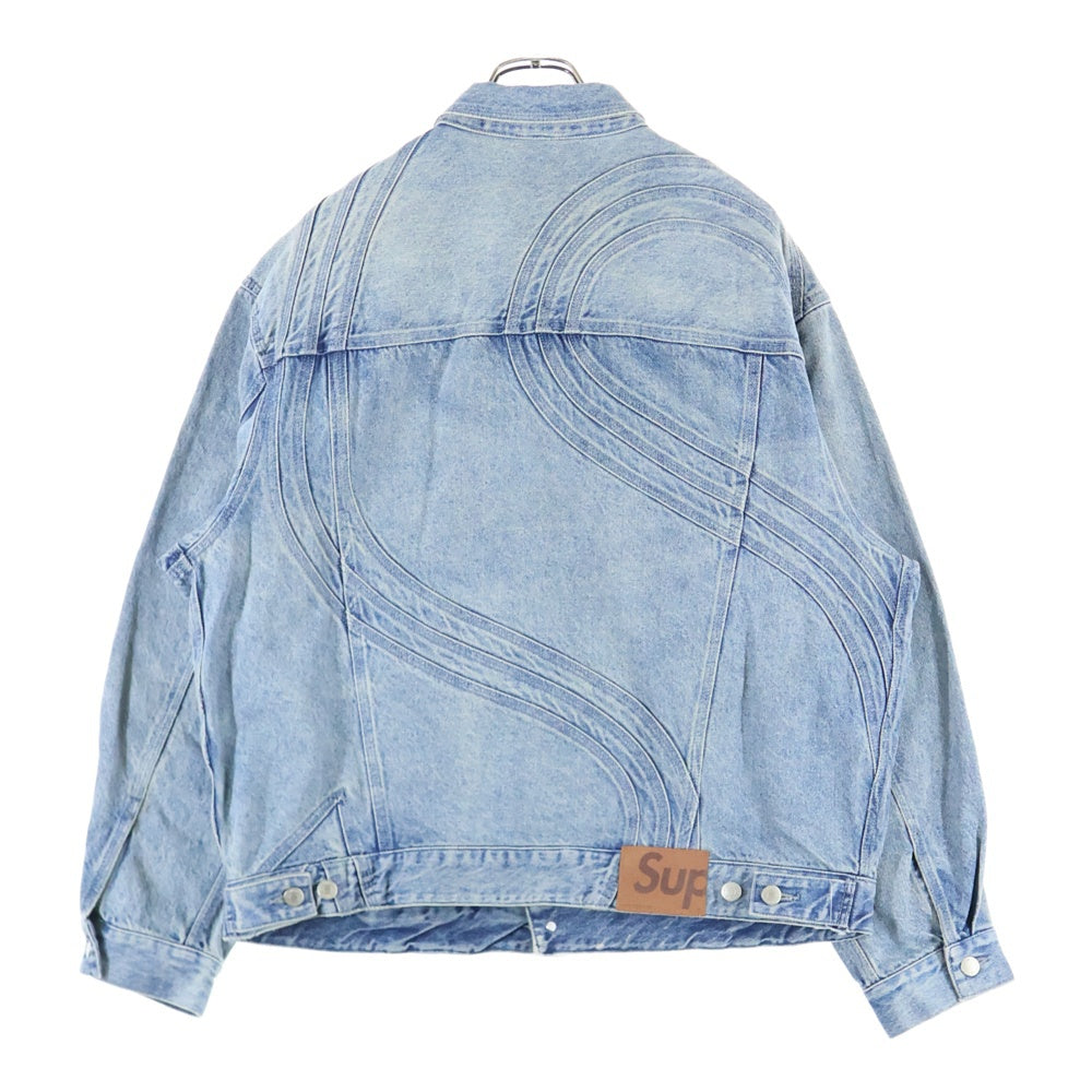 SUPREME(シュプリーム) 24SS S Logo Denim Trucker Jacket エス ロゴ トラッカー デニムジャケット インディゴ