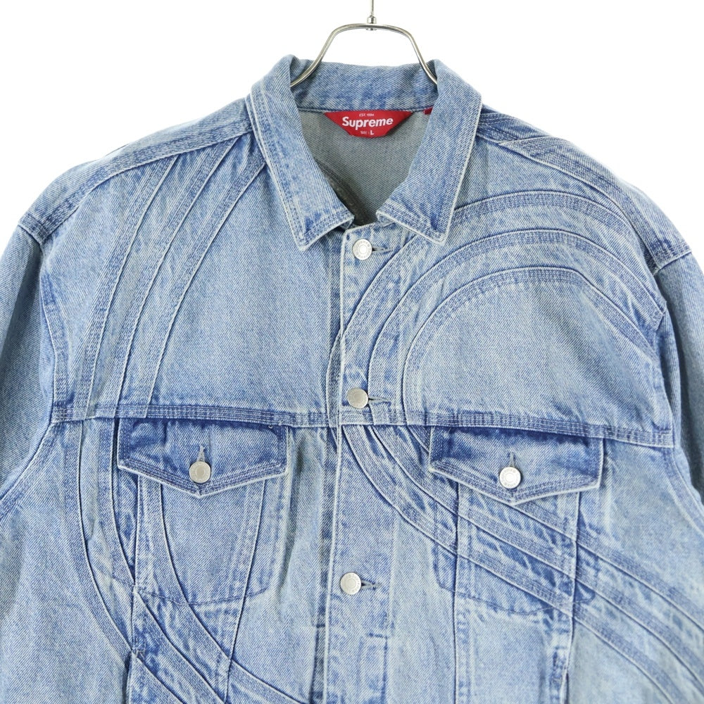 SUPREME(シュプリーム) 24SS S Logo Denim Trucker Jacket エス ロゴ トラッカー デニムジャケット インディゴ