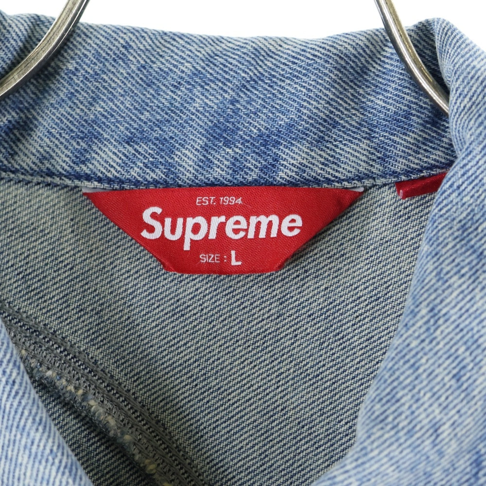 SUPREME(シュプリーム) 24SS S Logo Denim Trucker Jacket エス ロゴ トラッカー デニムジャケット インディゴ