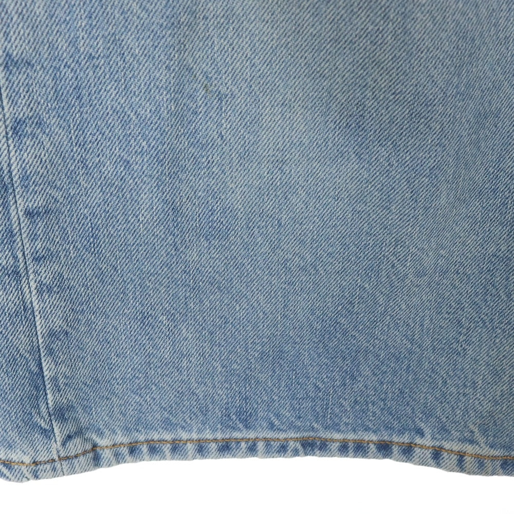 Acne Studios(アクネ ストゥディオズ) 2021F PENICILLIN ペニシリン ダメージデザイン ルーズフィット ボタンフライ デニムパンツ ジーンズ レディース インディゴ A00402