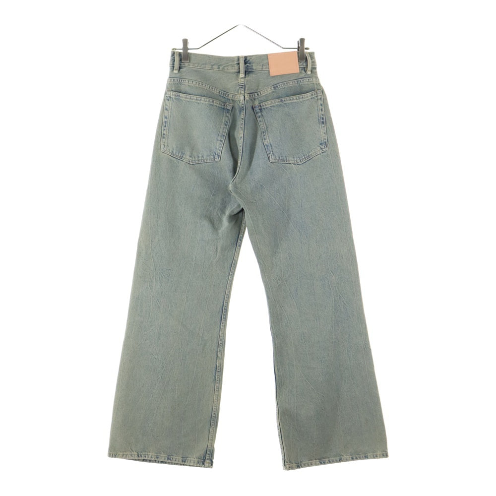 Acne Studios(アクネ ストゥディオズ) 2021F DELTA デルタ ルーズフィット ボタンフライ デニムパンツ ジーンズ レディース インディゴ A00434