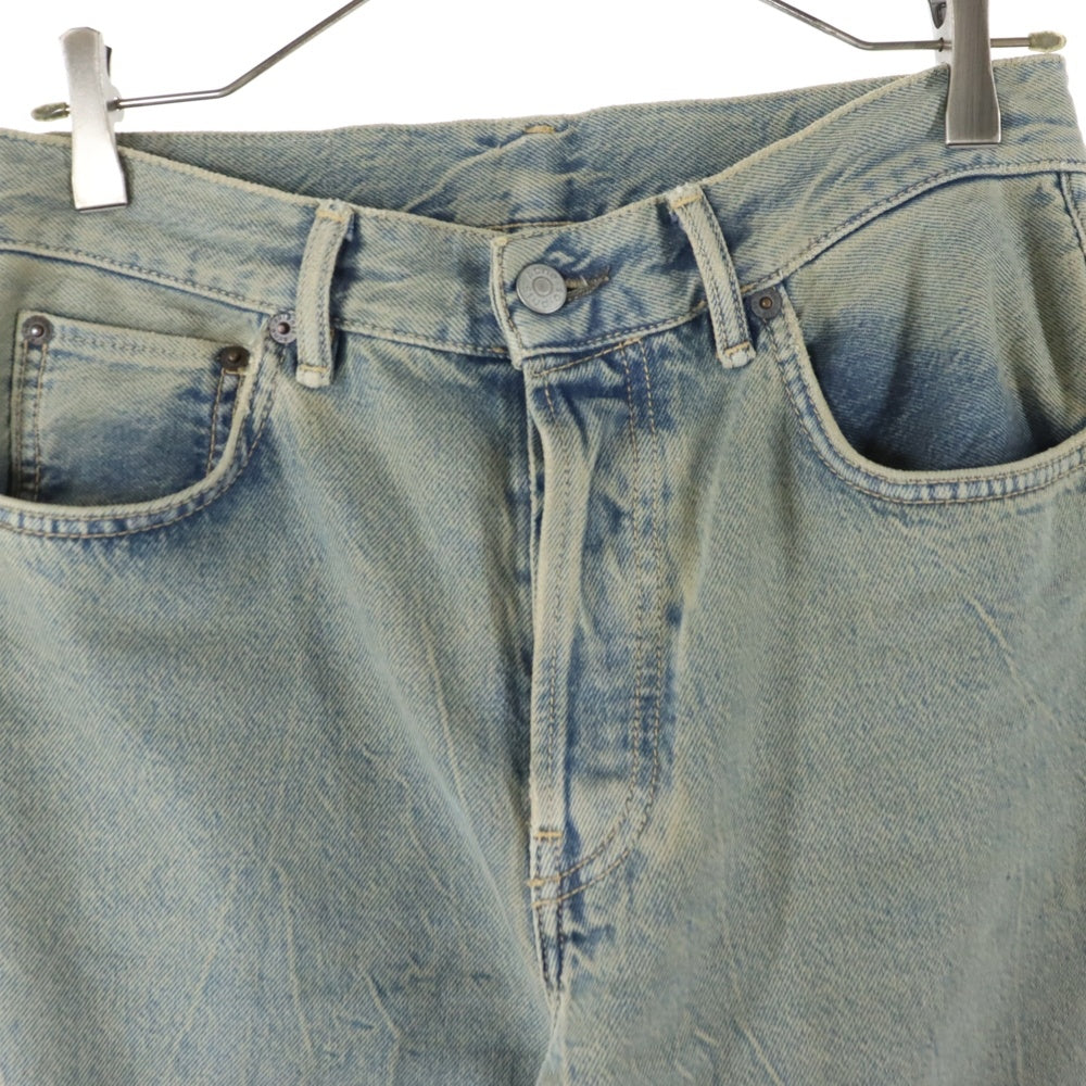 Acne Studios(アクネ ストゥディオズ) 2021F DELTA デルタ ルーズフィット ボタンフライ デニムパンツ ジーンズ レディース インディゴ A00434