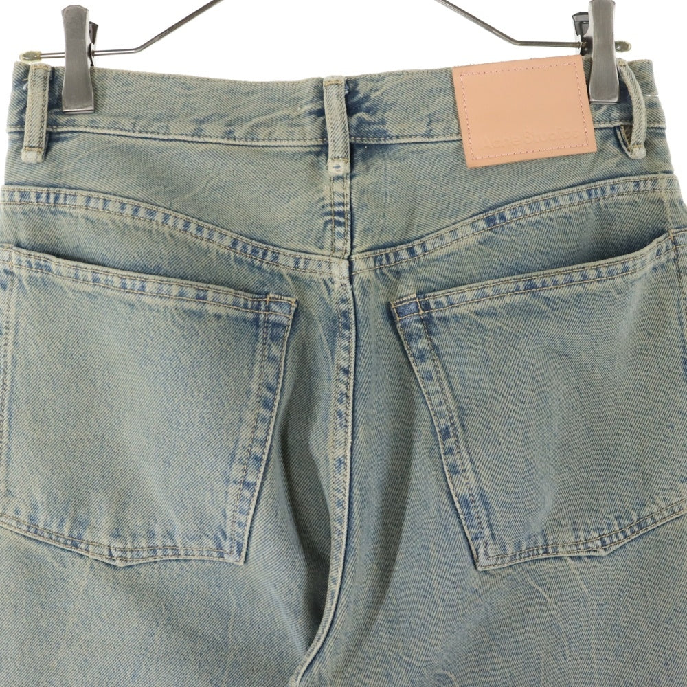 Acne Studios(アクネ ストゥディオズ) 2021F DELTA デルタ ルーズフィット ボタンフライ デニムパンツ ジーンズ レディース インディゴ A00434