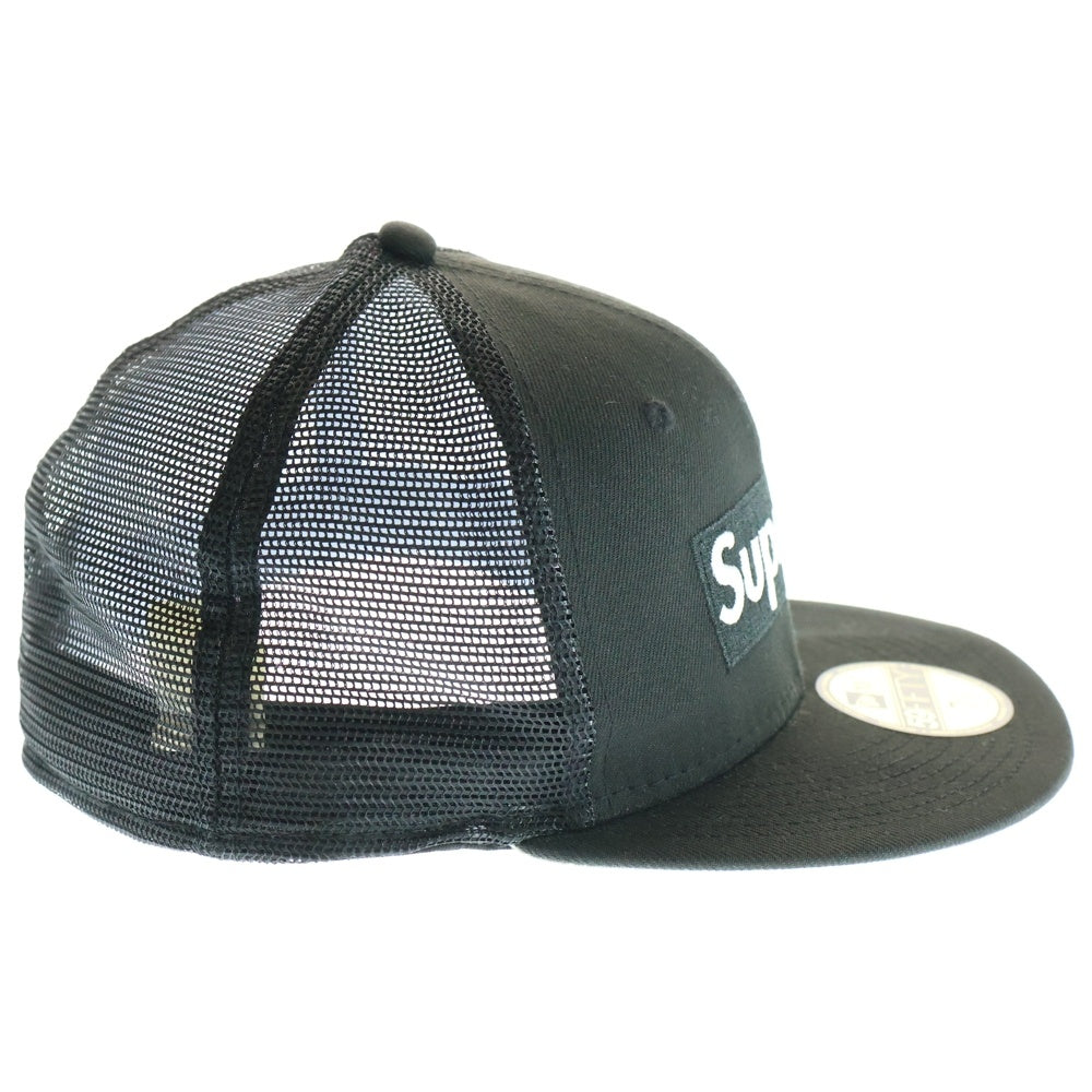 SUPREME(シュプリーム) 22SS ×NEWERA Box Logo Mesh Back ニューエラ ボックスロゴ メッシュバック キャップ ブラック