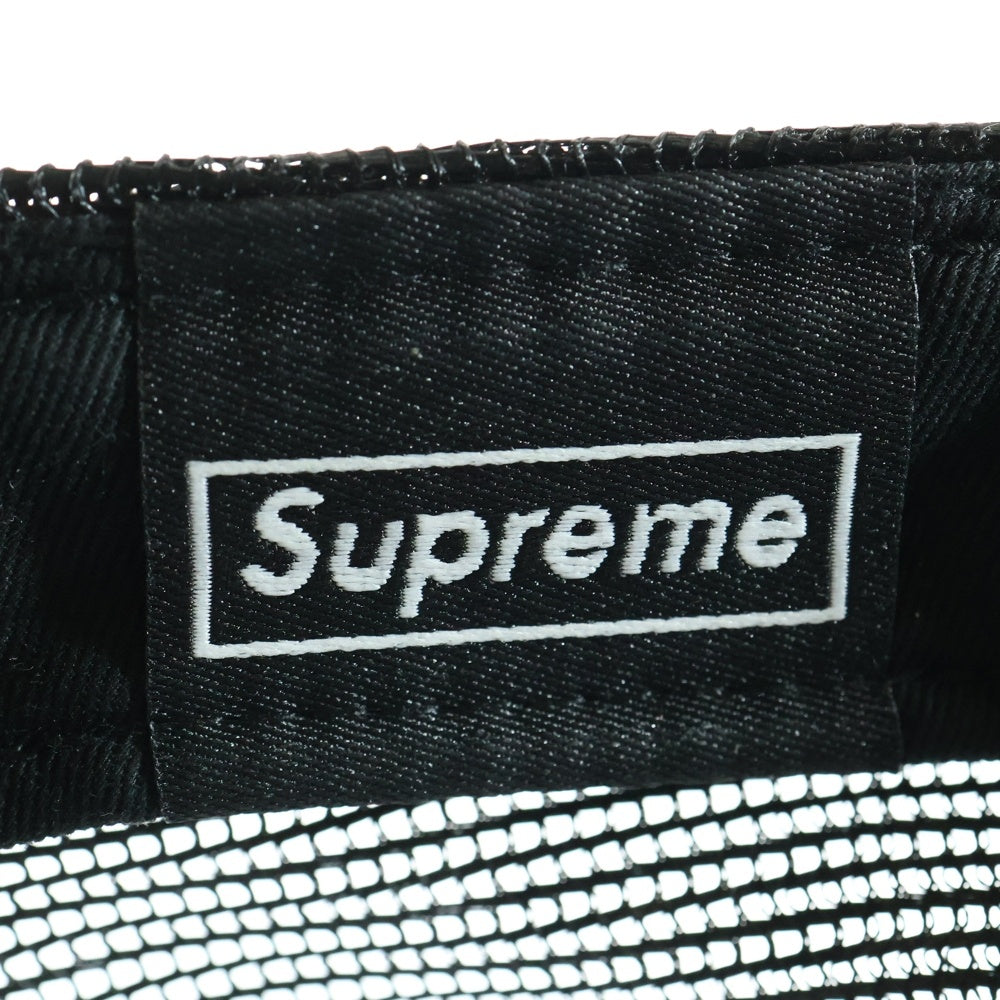 SUPREME(シュプリーム) 22SS ×NEWERA Box Logo Mesh Back ニューエラ ボックスロゴ メッシュバック キャップ ブラック