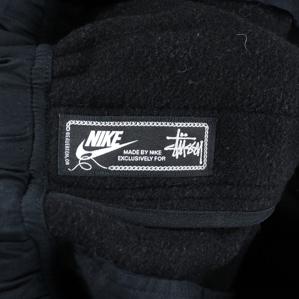 STUSSY(ステューシー) 23SS ×NIKE STRIPE WOOL PANTS ナイキ ストライプ ウールパンツ ブラック DR4021-010