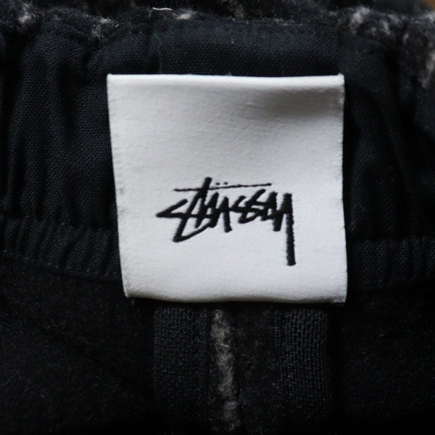 STUSSY(ステューシー) 23SS ×NIKE STRIPE WOOL PANTS ナイキ ストライプ ウールパンツ ブラック DR4021-010