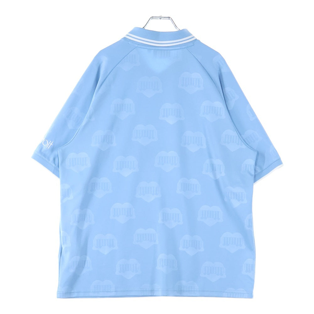 Carhartt WIP(カーハート ダブリューアイピー) FOOTBALL HEART TRAIN JACQUARD T-SHIRT フットボール ハートトレインジャガード 襟付き半袖Tシャツ カットソー I034625.2UH.XX.03