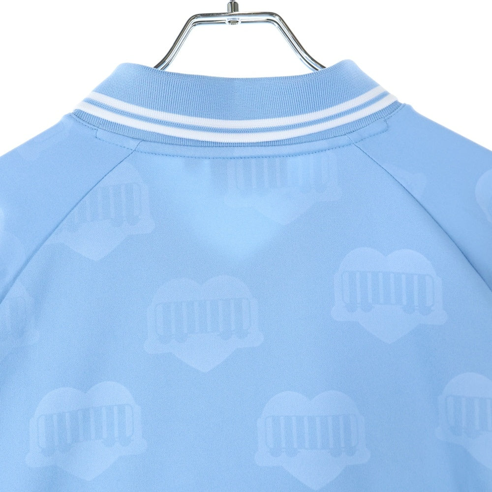 Carhartt WIP(カーハート ダブリューアイピー) FOOTBALL HEART TRAIN JACQUARD T-SHIRT フットボール ハートトレインジャガード 襟付き半袖Tシャツ カットソー I034625.2UH.XX.03