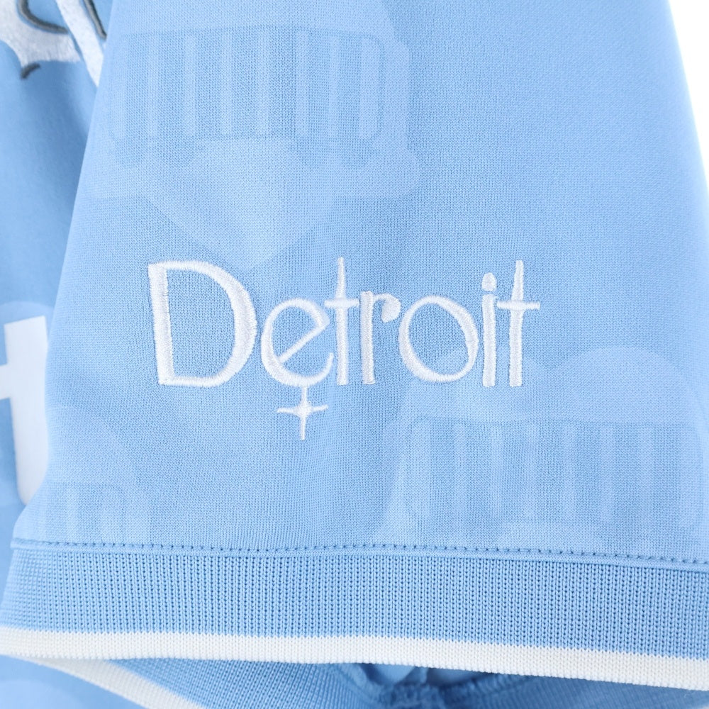Carhartt WIP(カーハート ダブリューアイピー) FOOTBALL HEART TRAIN JACQUARD T-SHIRT フットボール ハートトレインジャガード 襟付き半袖Tシャツ カットソー I034625.2UH.XX.03
