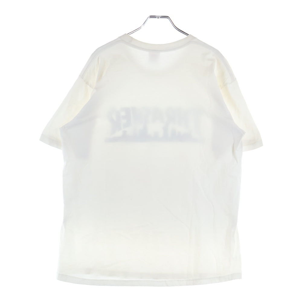 SUPREME(シュプリーム) 21AW ×THRASHER Skyline Tee スラッシャー スカイライン ロゴ プリント クルーネック 半袖Tシャツカットソー ホワイト