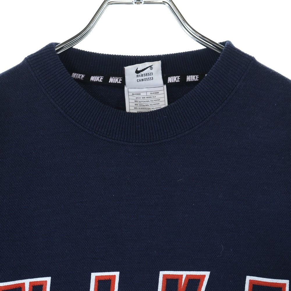 NIKE(ナイキ) 90S ロゴプリント 半袖Tシャツ カットソー ネイビー920220