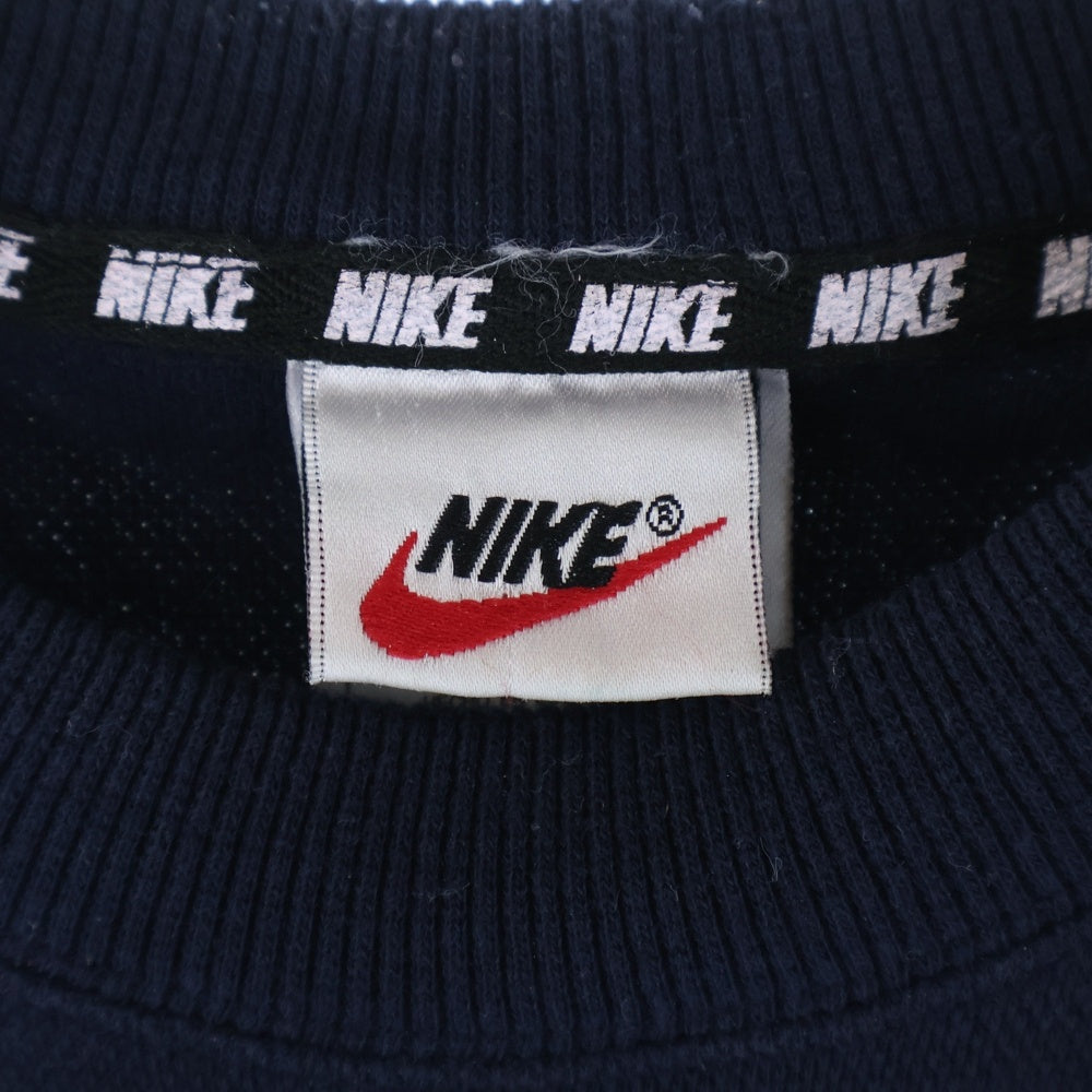 NIKE(ナイキ) 90S ロゴプリント 半袖Tシャツ カットソー ネイビー920220