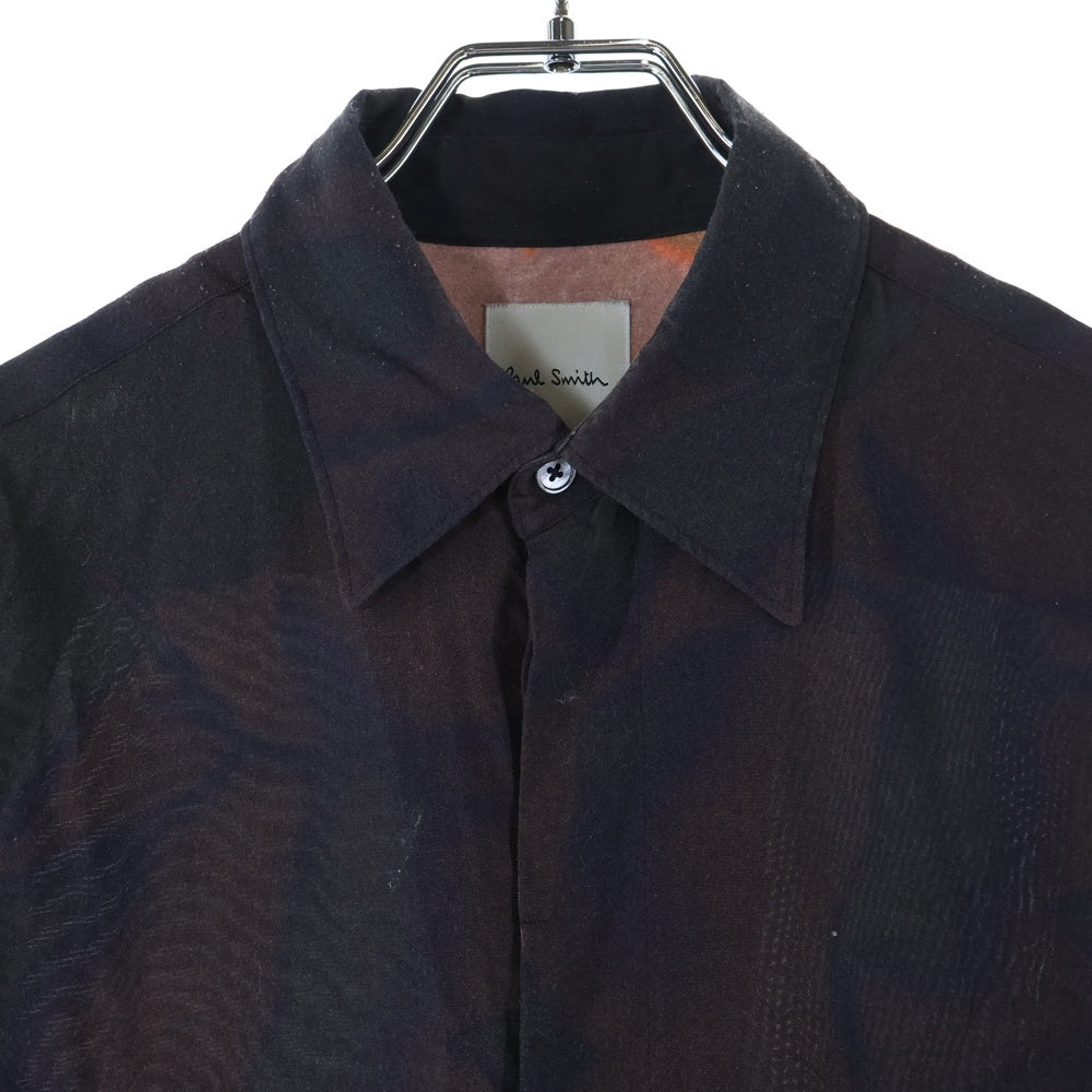 Paul Smith(ポールスミス) レーヨン ロングスリーブ 長袖シャツ ブラウン 243300 122Z