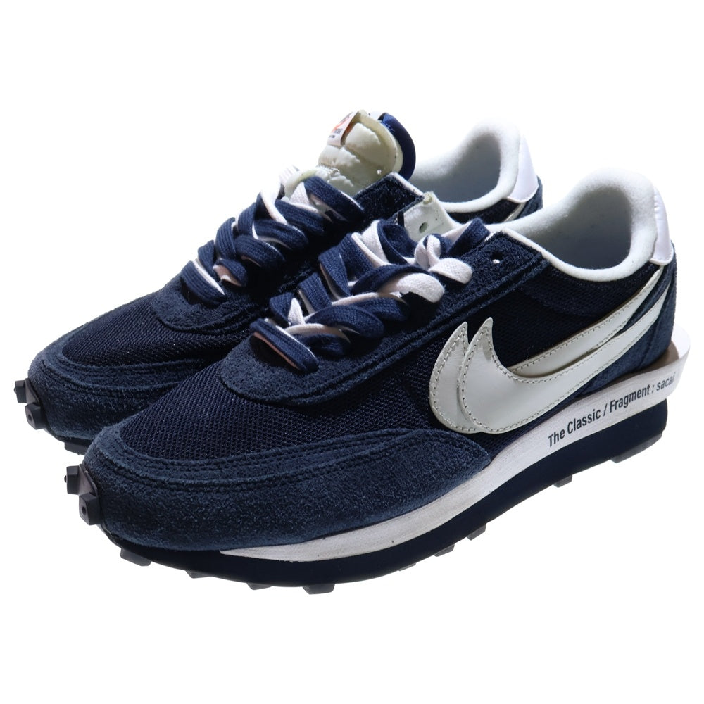 NIKE(ナイキ) ×sacai ×FRAGMENT DESIGN LD WAFFLE サカイ フラグメントデザイン LDワッフル ローカットスニーカー ネイビー US10/28cm DH2684-400