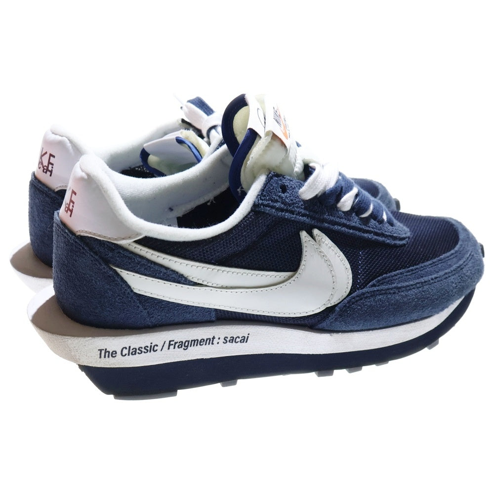NIKE(ナイキ) ×sacai ×FRAGMENT DESIGN LD WAFFLE サカイ フラグメントデザイン LDワッフル ローカットスニーカー ネイビー US10/28cm DH2684-400