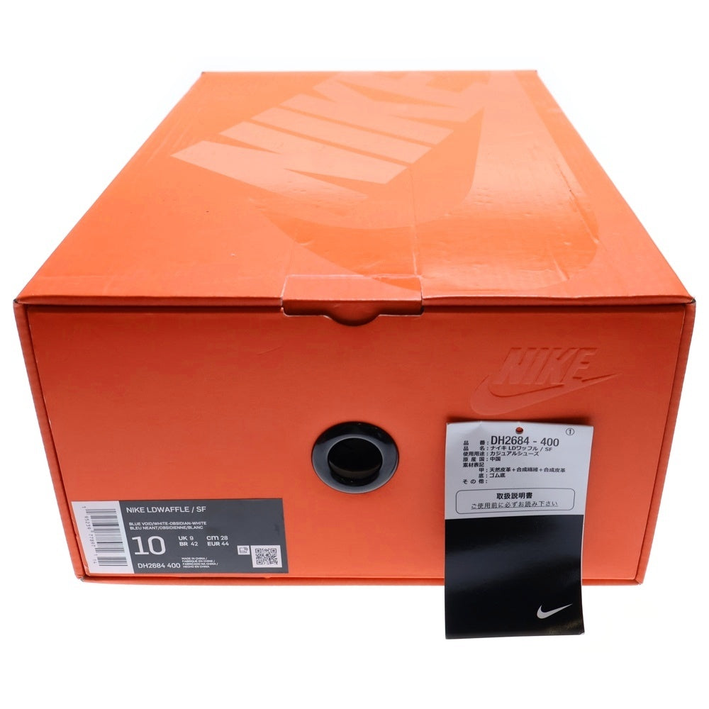 NIKE(ナイキ) ×sacai ×FRAGMENT DESIGN LD WAFFLE サカイ フラグメントデザイン LDワッフル ローカットスニーカー ネイビー US10/28cm DH2684-400