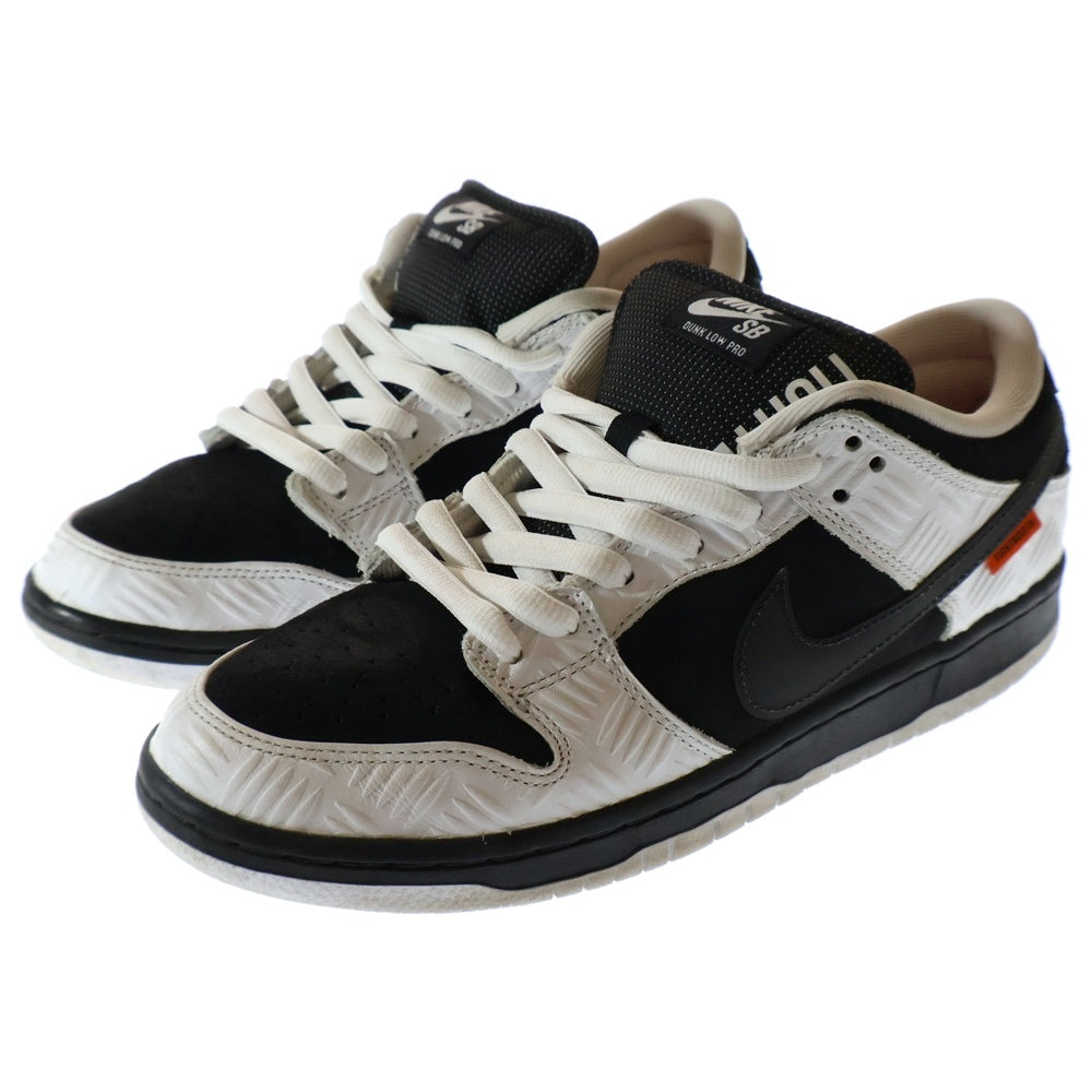NIKE SB(ナイキエスビー) ×TIGHTBOOTH DUNK LOW PRO QS タイトブース エスビーダンク ローカットスニーカー ホワイト/ブラック US10/28cm FD2629-100