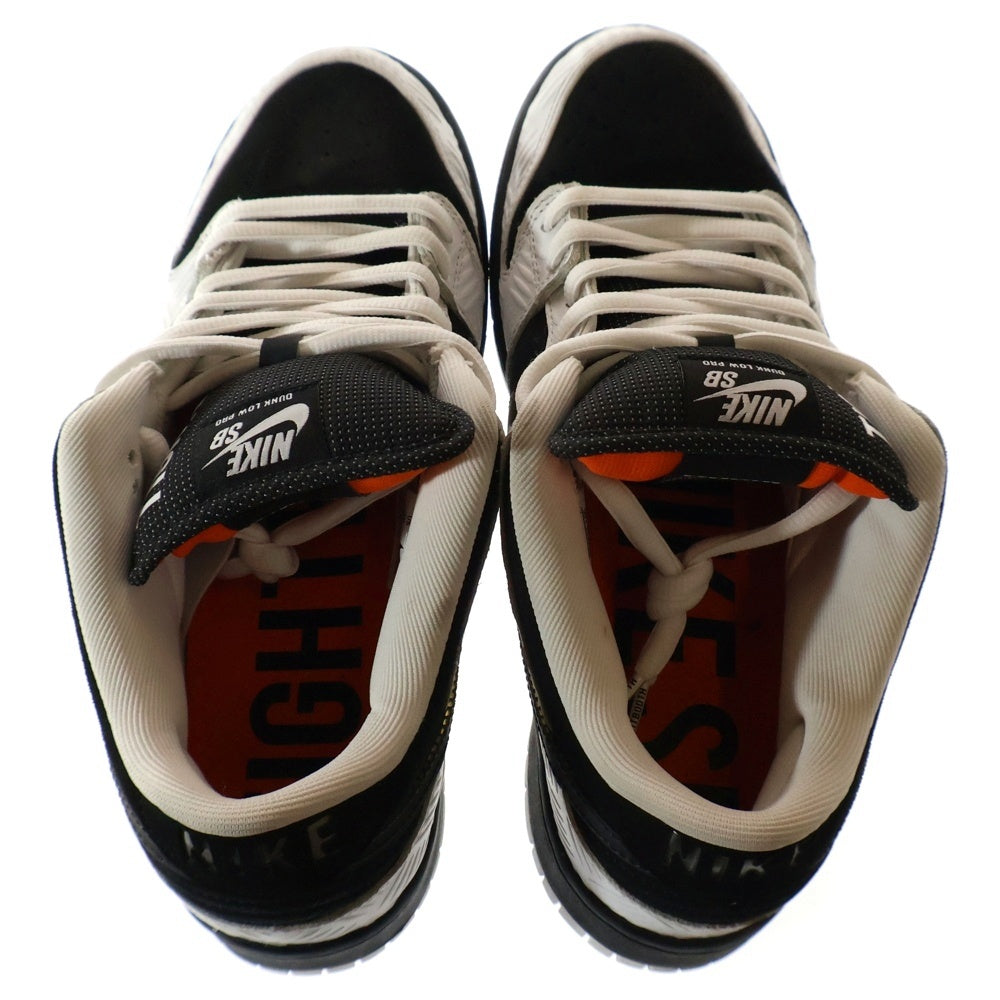 NIKE SB(ナイキエスビー) ×TIGHTBOOTH DUNK LOW PRO QS タイトブース エスビーダンク ローカットスニーカー ホワイト/ブラック US10/28cm FD2629-100