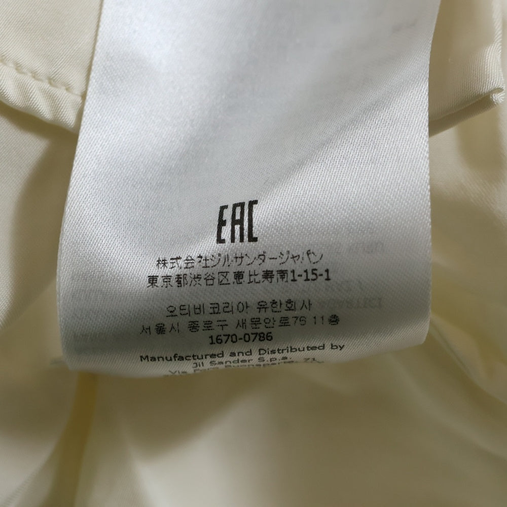 JIL SANDER(ジルサンダー) 22AW セーラーカラー 長袖レーヨンシャツ ブラウス アイボリー レディース J03DL0017