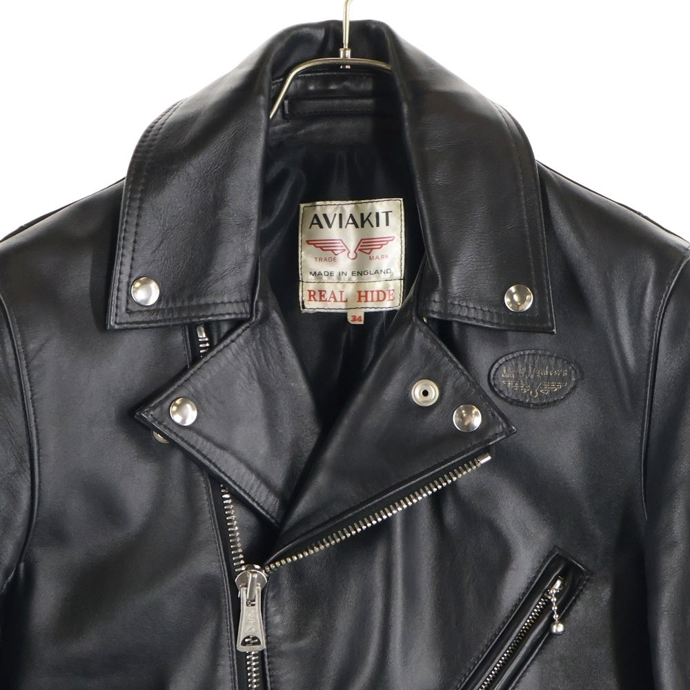 Lewis Leathers(ルイスレザー) 441T CYCLONE TIGHT FIT サイクロン タイトフィット ホースハイド ダブルライダース レザージャケット ブラック
