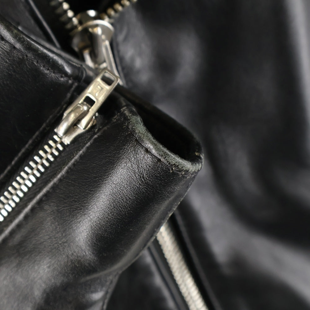 Lewis Leathers(ルイスレザー) 441T CYCLONE TIGHT FIT サイクロン タイトフィット ホースハイド ダブルライダース レザージャケット ブラック
