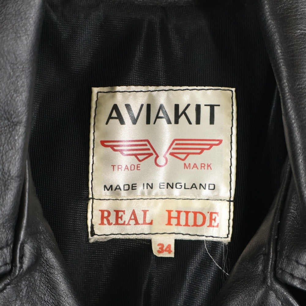 Lewis Leathers(ルイスレザー) 441T CYCLONE TIGHT FIT サイクロン タイトフィット ホースハイド ダブルライダース レザージャケット ブラック