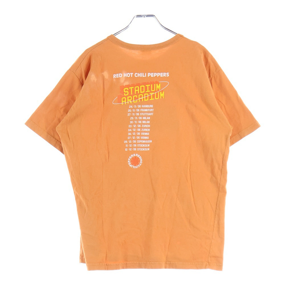 VINTAGE(ヴィンテージ) 00S VINTAGE RED HOT CHILI PEPPERS STADIUM ARCADUIM レッドホットチリペッパーズ ステイディアムアーケイディアム ツアー半袖Tシャツ カットソー オレンジ