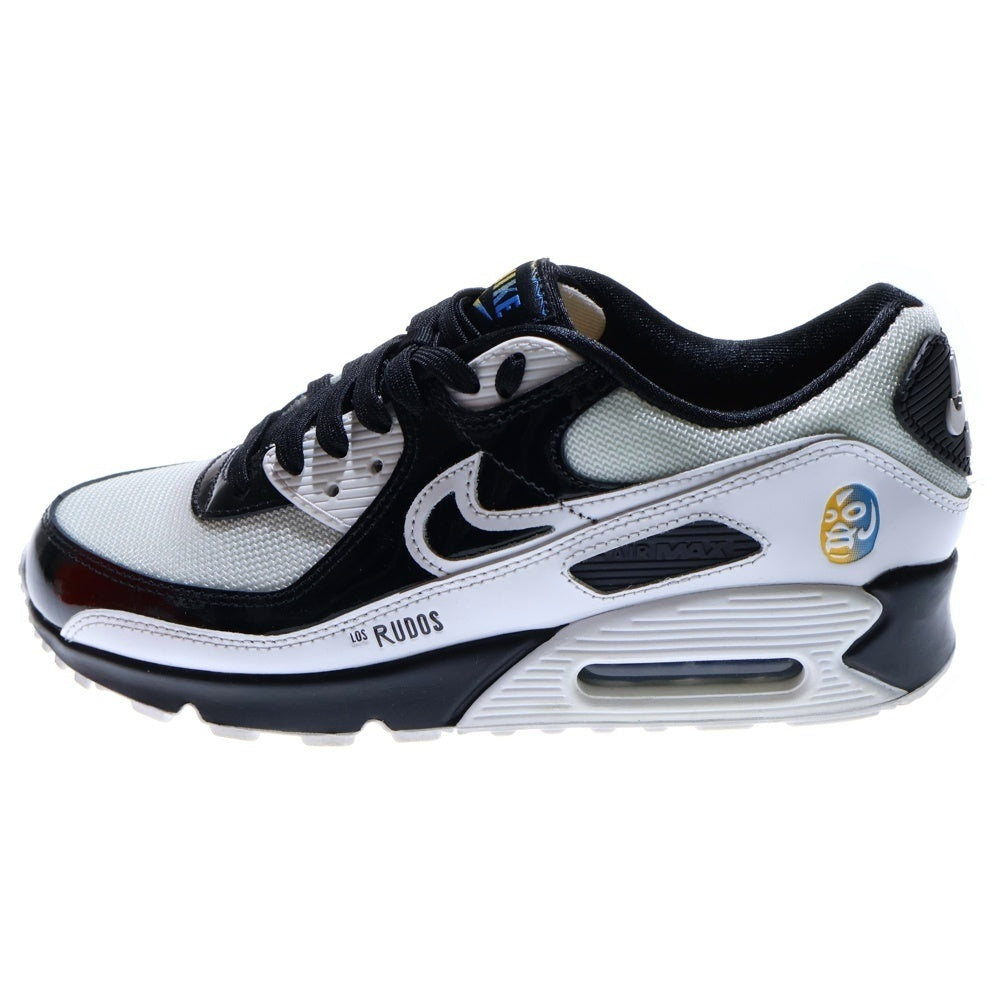 NIKE(ナイキ) AIR MAX 90 SE LUCHA LIBRE エアマックス90 SE ルチャリブレ ローカットスニーカー ホワイト/ブラック US8.5/26.5cm DM6178-010