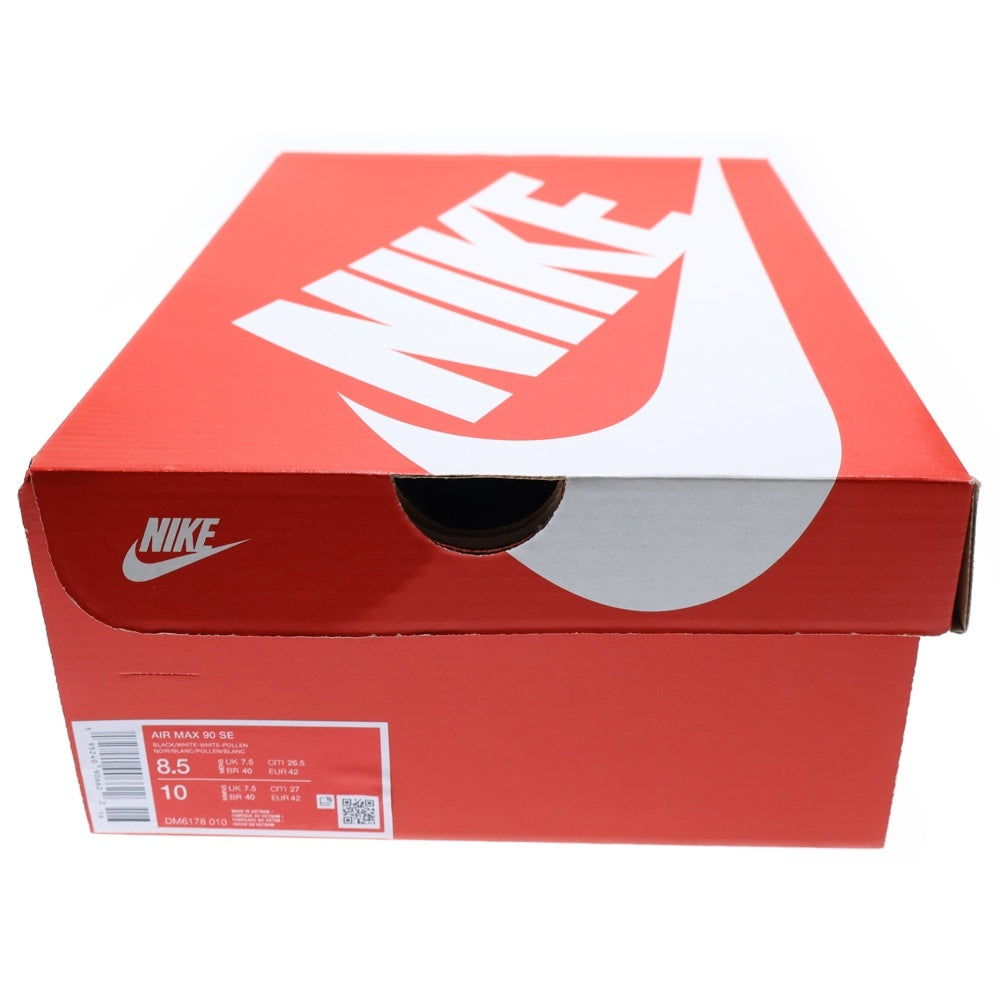 NIKE(ナイキ) AIR MAX 90 SE LUCHA LIBRE エアマックス90 SE ルチャリブレ ローカットスニーカー ホワイト/ブラック US8.5/26.5cm DM6178-010