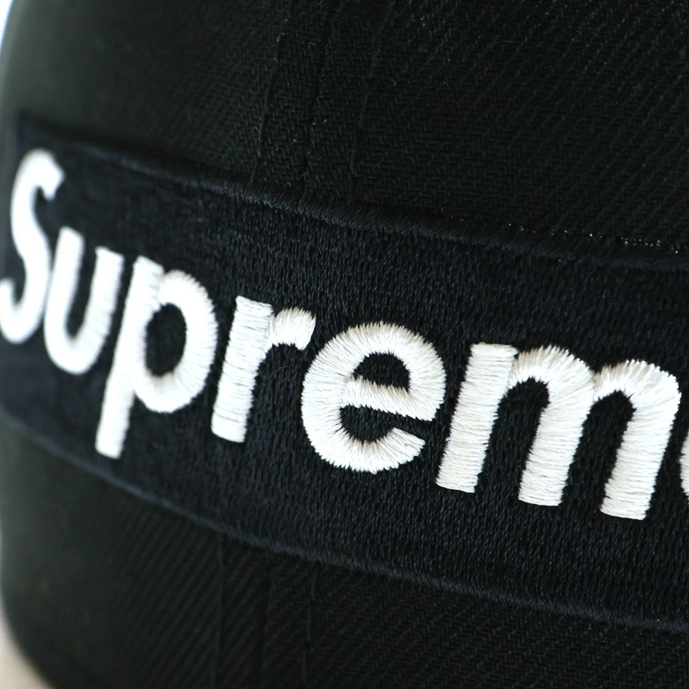 SUPREME(シュプリーム) 22SS ×NEW ERA 2Tone Box Logo Cap ツートーン ボックスロゴデザイン ベイスボールキャップ 帽子 ブラック/ホワイト