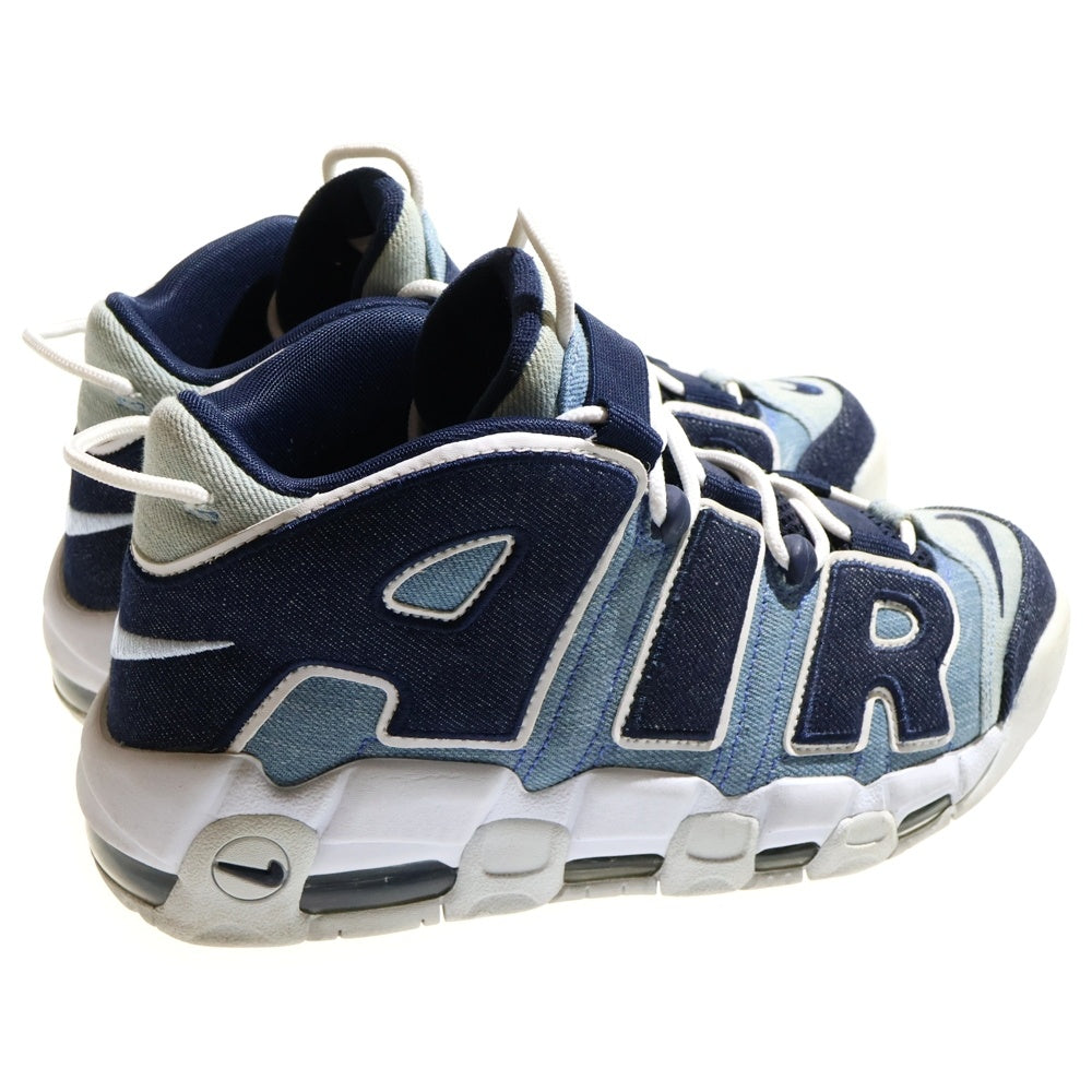 NIKE(ナイキ) AIR MORE UPTEMPO 96 DENIM エアモアアップテンポ デニム ローカットスニーカー インディゴ US8/26cm CJ6125-100