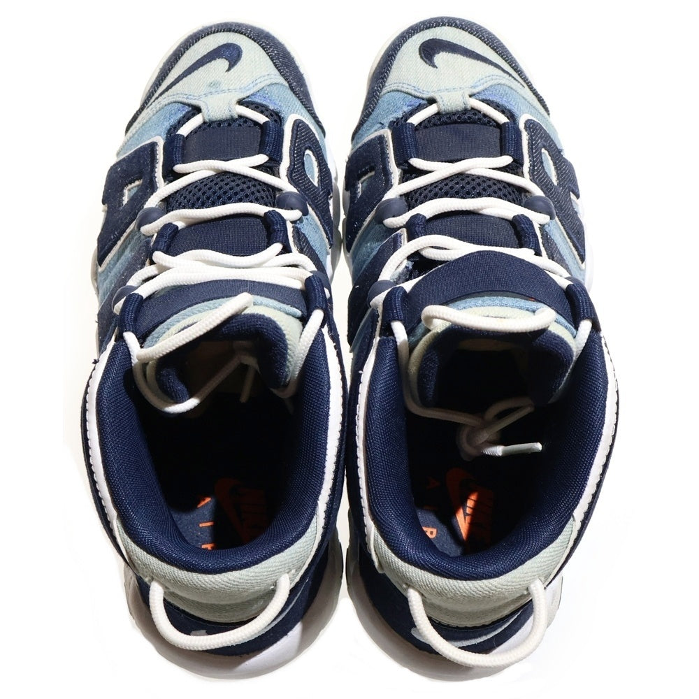 NIKE(ナイキ) AIR MORE UPTEMPO 96 DENIM エアモアアップテンポ デニム ローカットスニーカー インディゴ US8/26cm CJ6125-100
