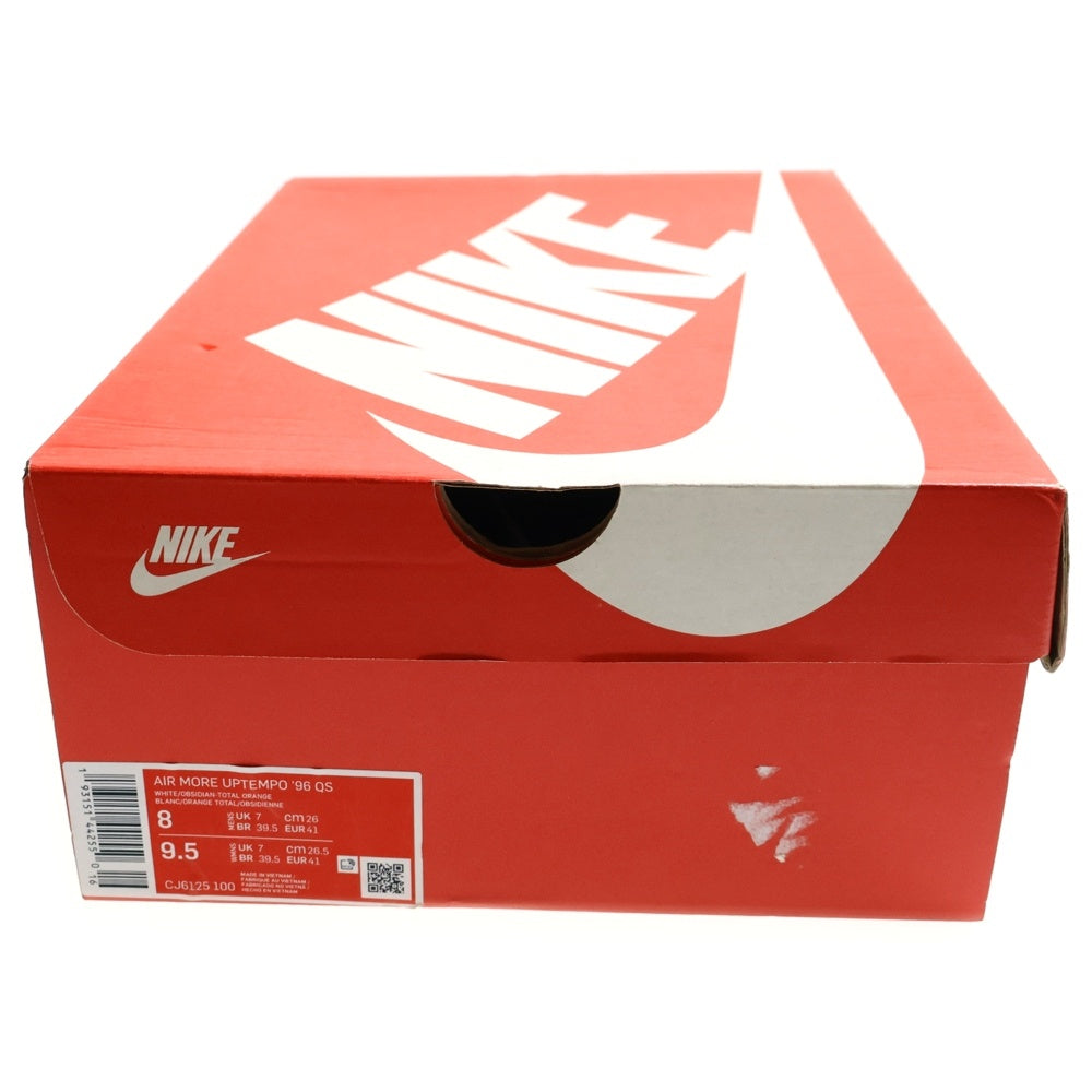 NIKE(ナイキ) AIR MORE UPTEMPO 96 DENIM エアモアアップテンポ デニム ローカットスニーカー インディゴ US8/26cm CJ6125-100