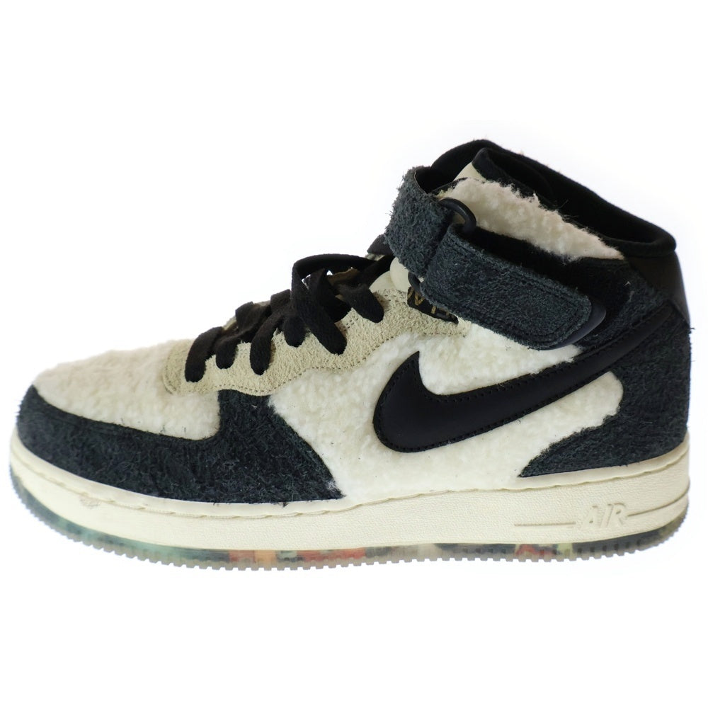 NIKE(ナイキ) AIR FORCE 1 MID 07 PRM CULTURE DAY エアフォース1 カルチャーデイ ミッドカットスニーカー ブラック/ホワイト US8/26cm DO2123-113