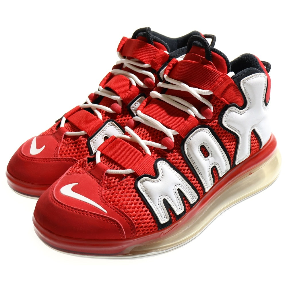 NIKE(ナイキ) AIR MORE UPTEMPO 720 UNIVERSITY RED エアモアアップテンポ720 ユニバーシティレッド ローカットスニーカー レッド uS8/26cm CJ3662-600