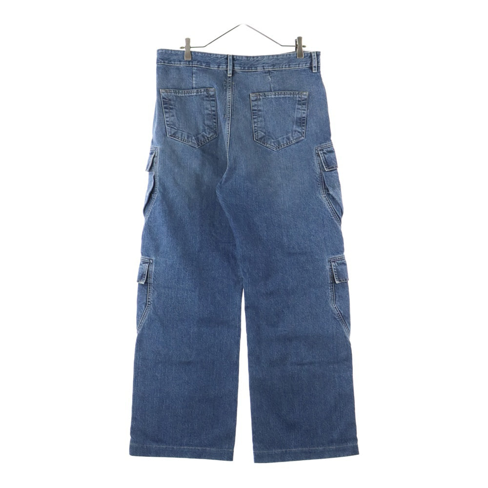 DRKSHDW(ダークシャドウ) 25SS DOUBLE CARGO JEANS ダブル カーゴ ワイドデニムパンツ ジーンズ インディゴ DU01E3361 DWB