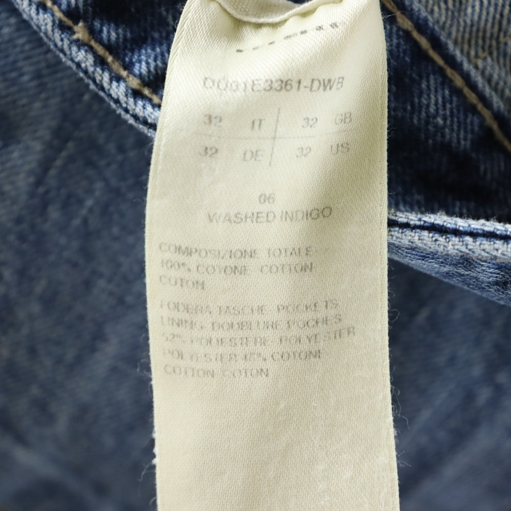DRKSHDW(ダークシャドウ) 25SS DOUBLE CARGO JEANS ダブル カーゴ ワイドデニムパンツ ジーンズ インディゴ DU01E3361 DWB