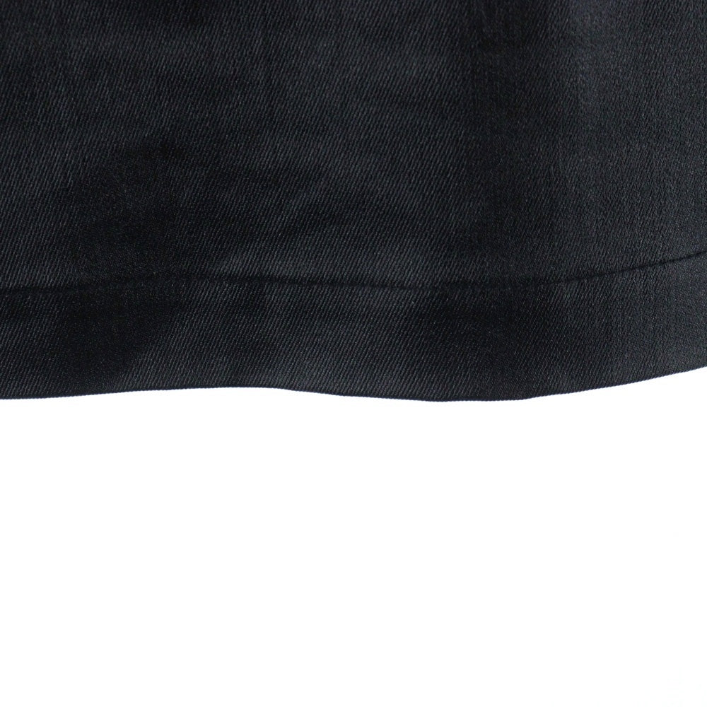 Rick Owens(リックオウエンス) 25SS TOURALICESHIRT ツアーアリス コーティングシャツジャケット ブラック RU01E5742-SCT