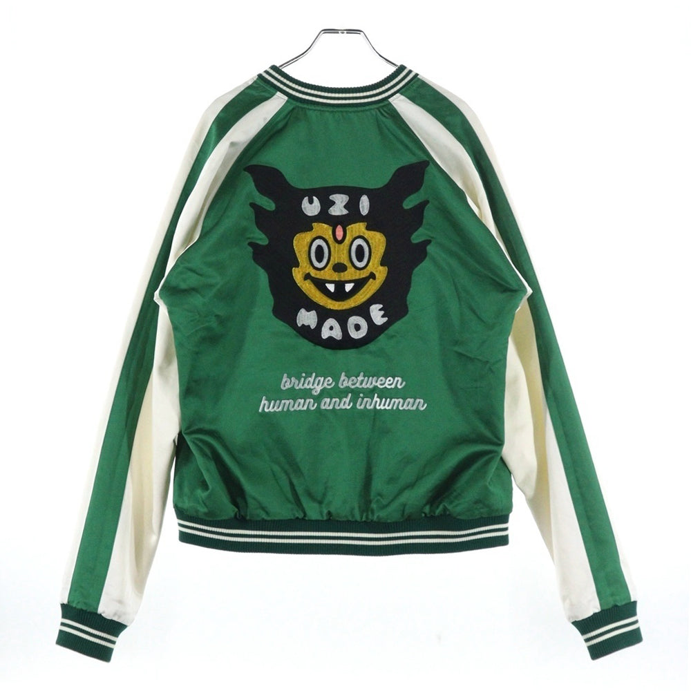 HUMAN MADE(ヒューマンメイド) ×LIL UZI VERT YOKOSUKA JACKET リル ウージー ヴァート ヨコスカ リバーシブルジャケット スカジャン グリーン/ピンク