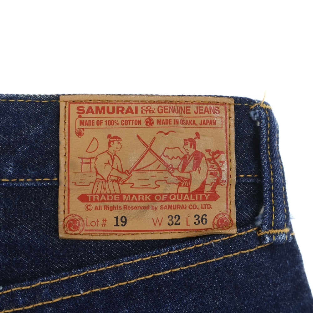 SAMURAI JEANS(サムライジーンズ) S710XX 19OZ リジッド ボタンフライ ストレートデニムパンツ ジーンズ インディゴ