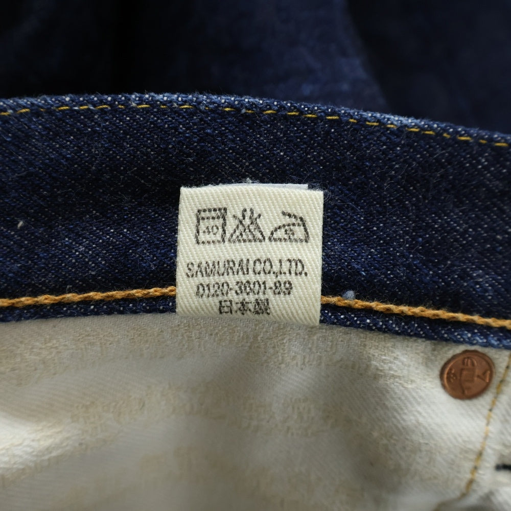 SAMURAI JEANS(サムライジーンズ) S710XX 19OZ リジッド ボタンフライ ストレートデニムパンツ ジーンズ インディゴ