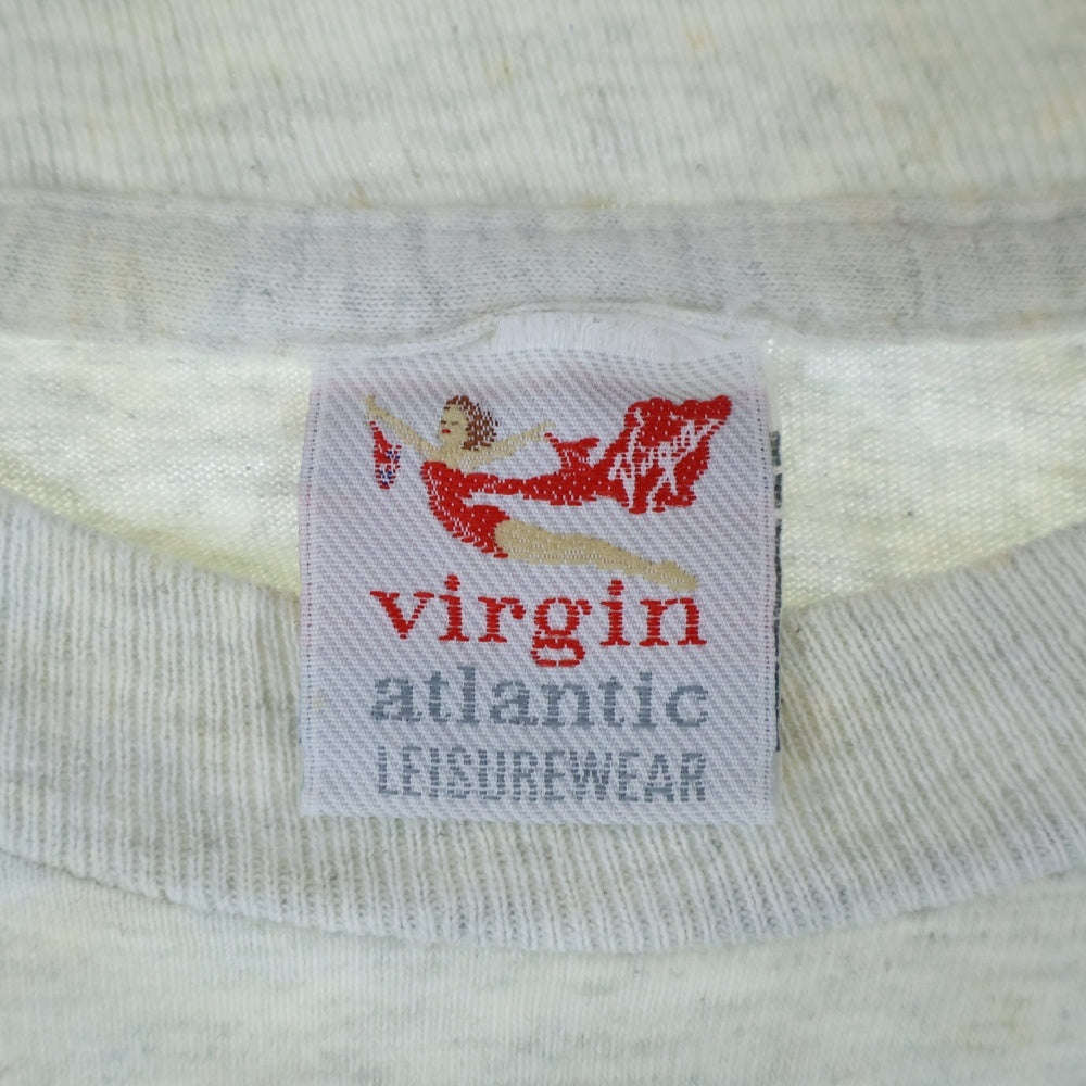 VINTAGE(ヴィンテージ) 90S Fly VIRGIN atlantic フライ ヴァージン アトランティック半袖Tシャツ カットソー ホワイト