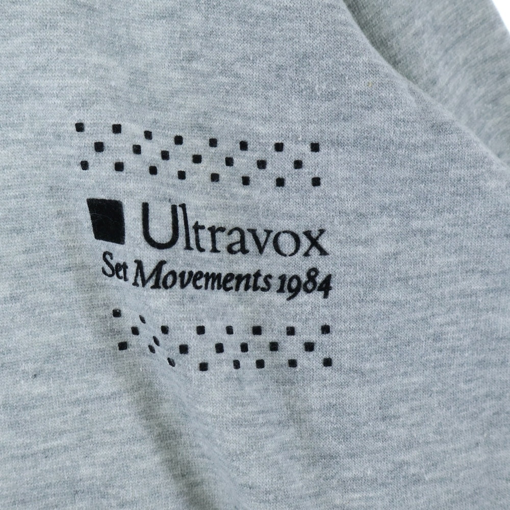 VINTAGE(ヴィンテージ) 80S UltraVox Set movements 1984 ウルトラヴォックス セット ムーブメント ツアー クルーネックトレーナー グレー