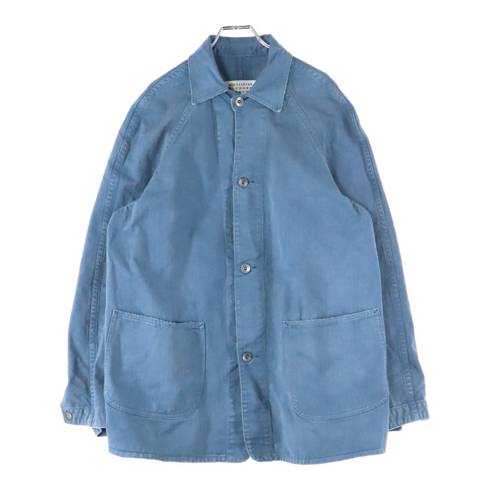 Maison Margiela 1 10(メゾンマルジェラ 1 10) Denim Cavan Jacket デニムキャンバスジャケット カバーオール インディゴ S50AM0635