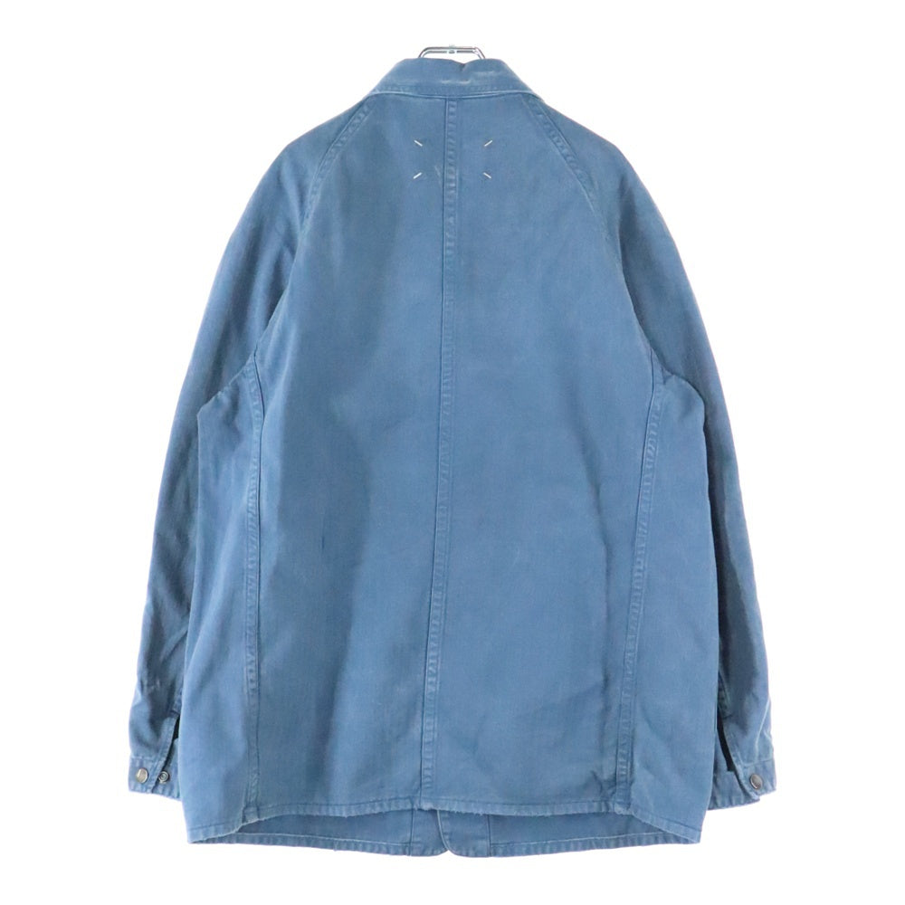Maison Margiela 1 10(メゾンマルジェラ 1 10) Denim Cavan Jacket デニムキャンバスジャケット カバーオール インディゴ S50AM0635