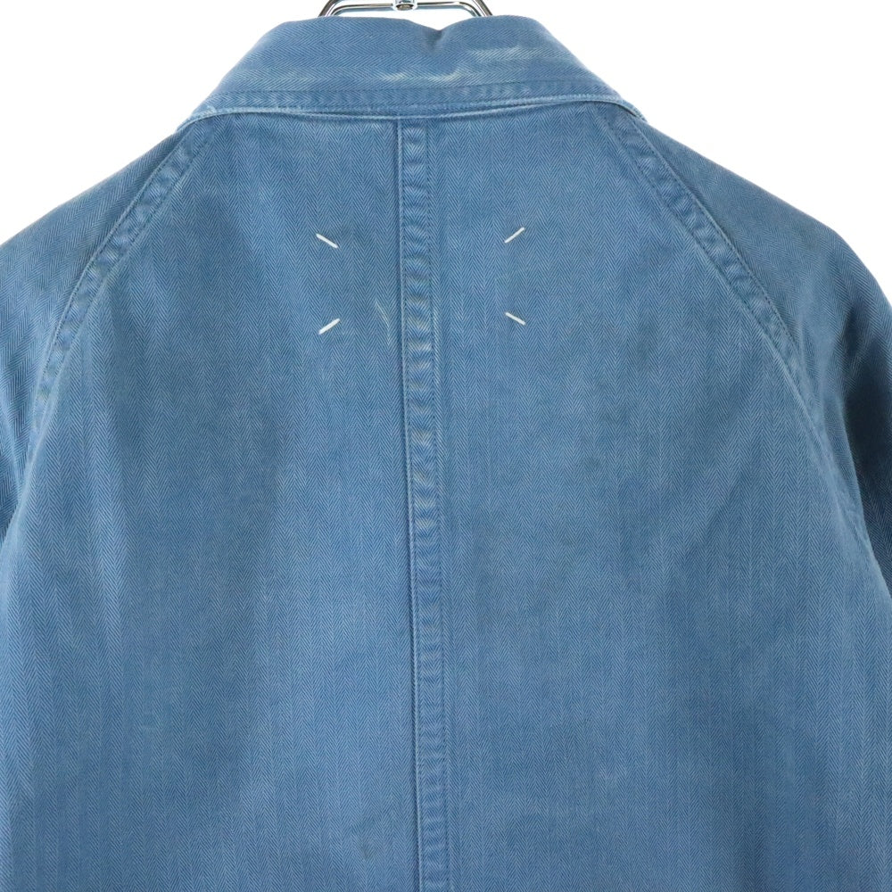Maison Margiela 1 10(メゾンマルジェラ 1 10) Denim Cavan Jacket デニムキャンバスジャケット カバーオール インディゴ S50AM0635