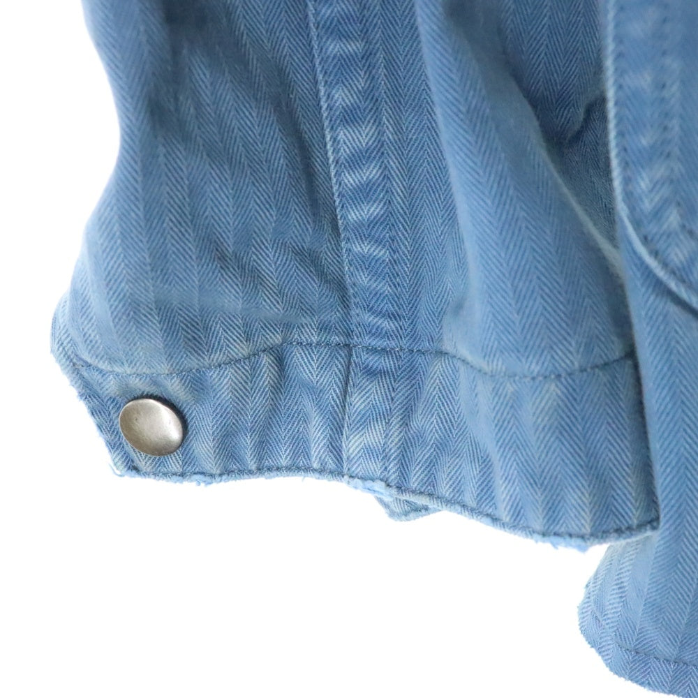 Maison Margiela 1 10(メゾンマルジェラ 1 10) Denim Cavan Jacket デニムキャンバスジャケット カバーオール インディゴ S50AM0635