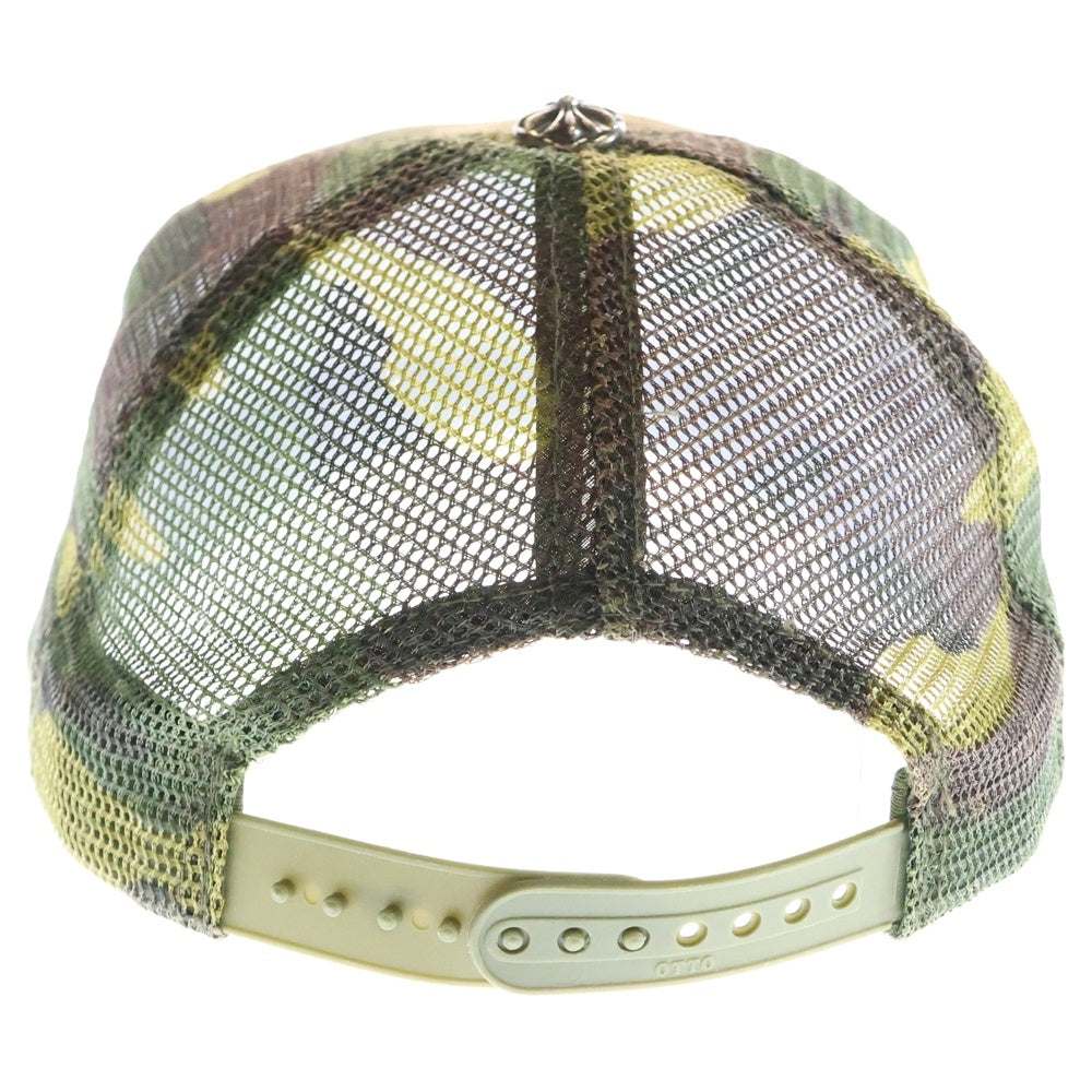 CHROME HEARTS(クロムハーツ) OLD TRUCKER CAP CHパッチ メッシュトラッカーキャップ 帽子 カーキ